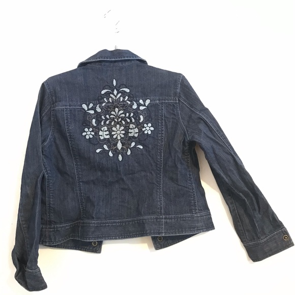 Chico's Jackets & Blazers - CHICOS Platinum denim jacket size 0